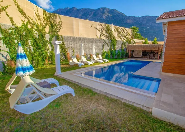 Patara Deluxe 3+1 Villa, Oezel Havuzlu, 别墅 费特希耶