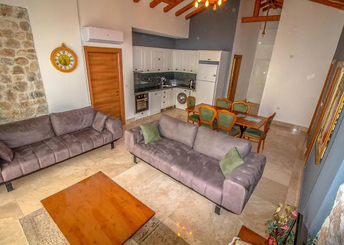 Patara Deluxe 3+1 Villa, Oezel Havuzlu, 别墅 *