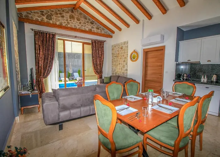 别墅 Patara Deluxe 3+1 Villa, Oezel Havuzlu,