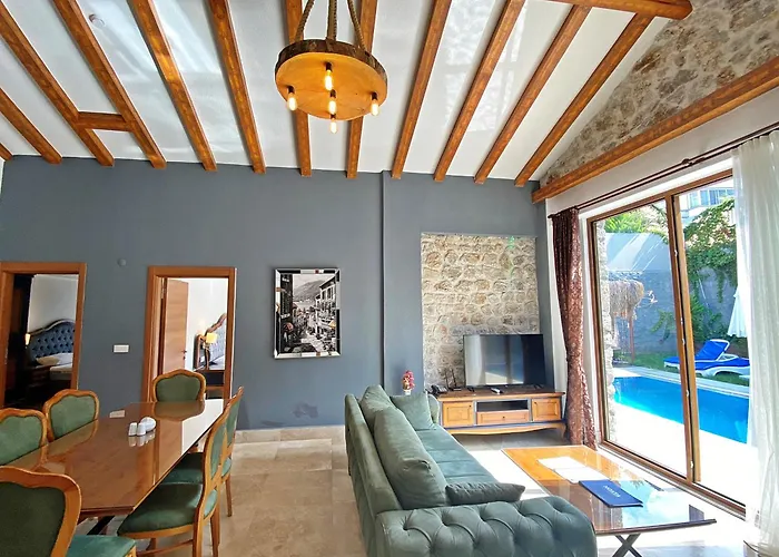 别墅 Patara Deluxe 3+1 Villa, Oezel Havuzlu, 费特希耶